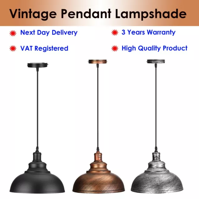Vintage Industrial Lámpara Colgante Moderno LED Techo Luces Colgante Retro