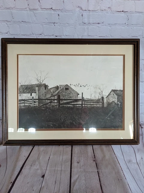 andrew wyeth framed print 25 1/2 inch width 20 inch Top to bottom andrew wyeth framed print 25 1/2 inch width 20 inch Top to bottom