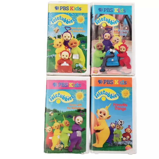 TELETUBBIES VHS - Dance - Funny Day - Favorite Things - Here Are - LOT of 4  VHS $ - PicClick