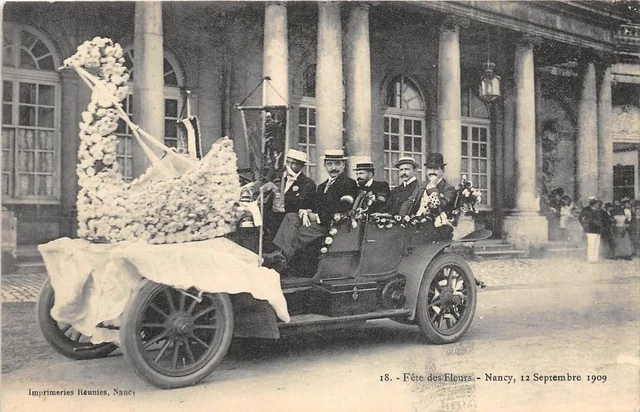 S1100 cpa 54 Nancy - Fête des Fleurs 1909
