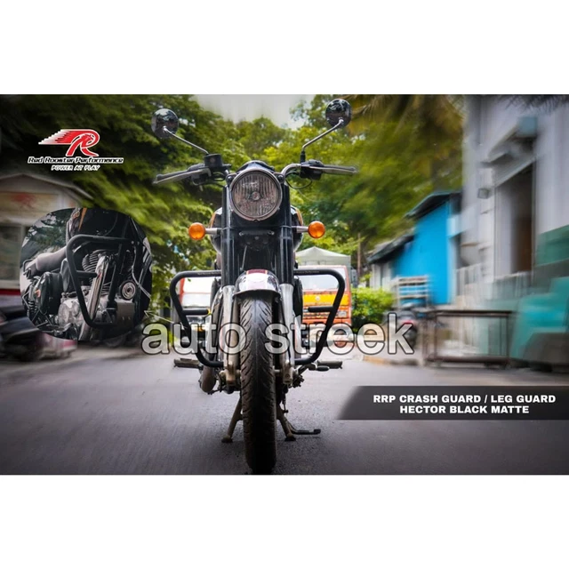 ROYAL ENFIELD METEOR 350 "Red Rooster Crash Engine Guard Hector, Matt