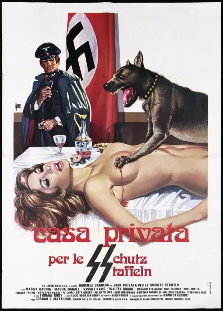 Casa Privata Per Le Ss Manifesto Nazisploitation Reich 1977 Sexy Movie Poster 2F