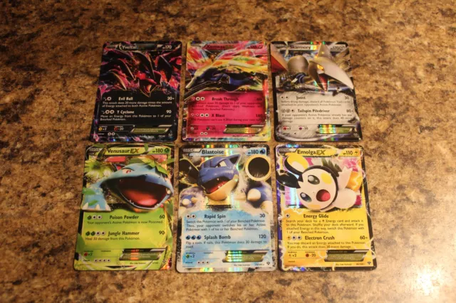 Pokemon EX Holo Rare Lot of 6 Cards*** From XY Set***NM/M Condition