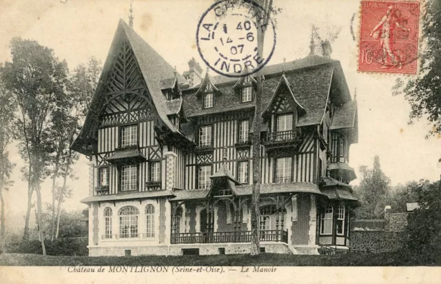 *32589 cpa 95 Château de Montlignon - Le Manoir