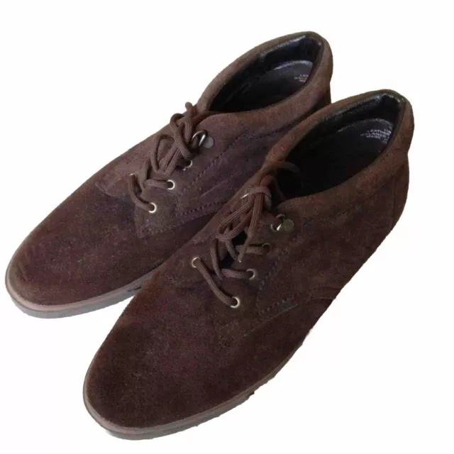EASY SPIRIT LADIES Genuine Suede Brown Motion Oxfords Comfort Shoes ...