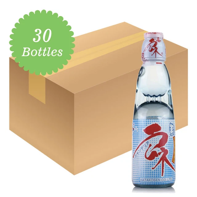 HATAKOSEN RAMUNE JAPANESE Soda Soft Drink Original Flavour 200ml (30