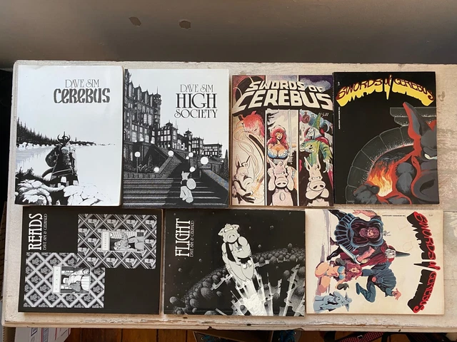 Cerebus the aardvark trade paperback lot