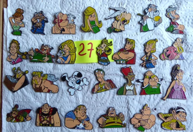 Lot de pin's BD , Astérix , Obélix , Les Romains . . .        -8-