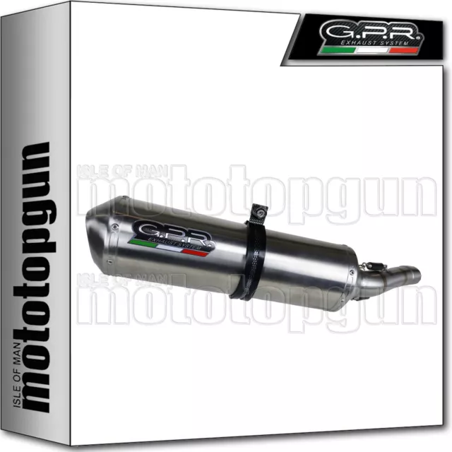 Gpr Exhaust Homologated + Link Pipe Satinox Suzuki Drz 400-S 2006 06