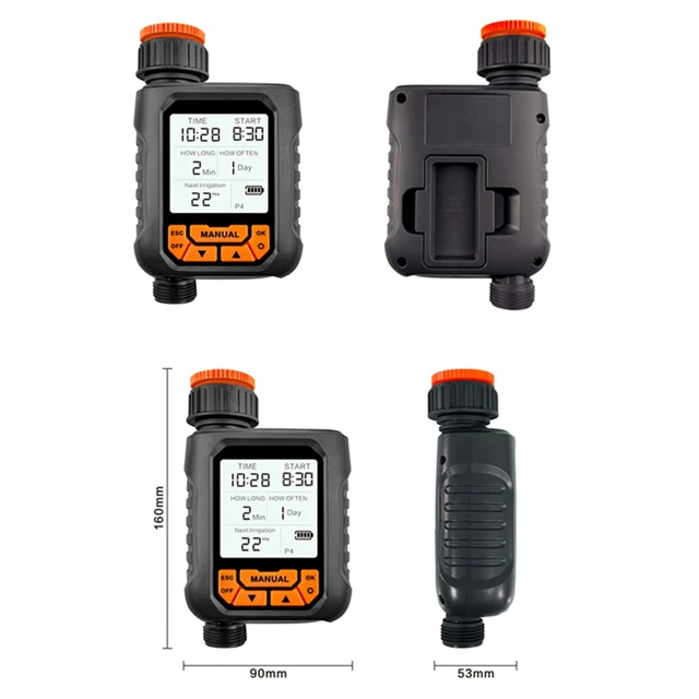 Timer De L'arroseur, Minuterie D'eau For Robinet De Tuyau De Jardin Minuteur Deau Programmable Avec Retard De Pluiesysteme Dirrigation Manuelleautomatique 84067440