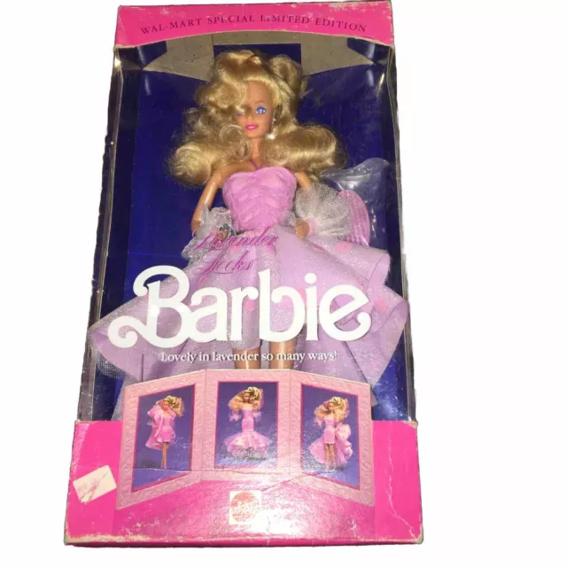 Barbie Lavender Looks Walmart Special Limited Edition Mattel Doll 3963 NIB 1989