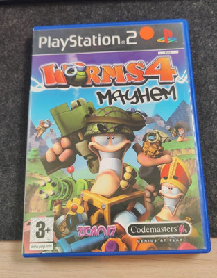 PLAYSTATION 2 WORMS 4 MAYHEM PAL UK CON ITALIANO PS2 QUASI COME NUOVO 