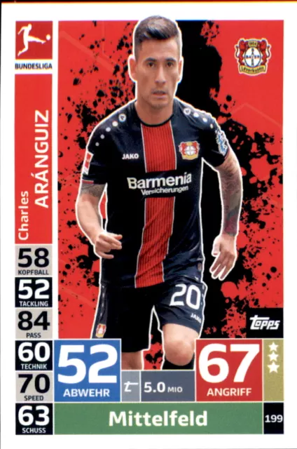 Topps Match Attax 18/19 - 199 - Charles Aranguiz