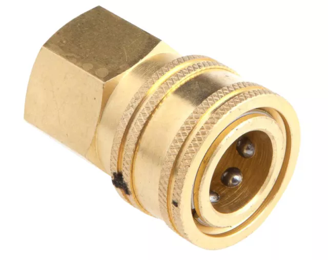 Forney 75129 Pressure Washer Quick CONNECT Coupler Female Socket, 3/8-Inch FNPT