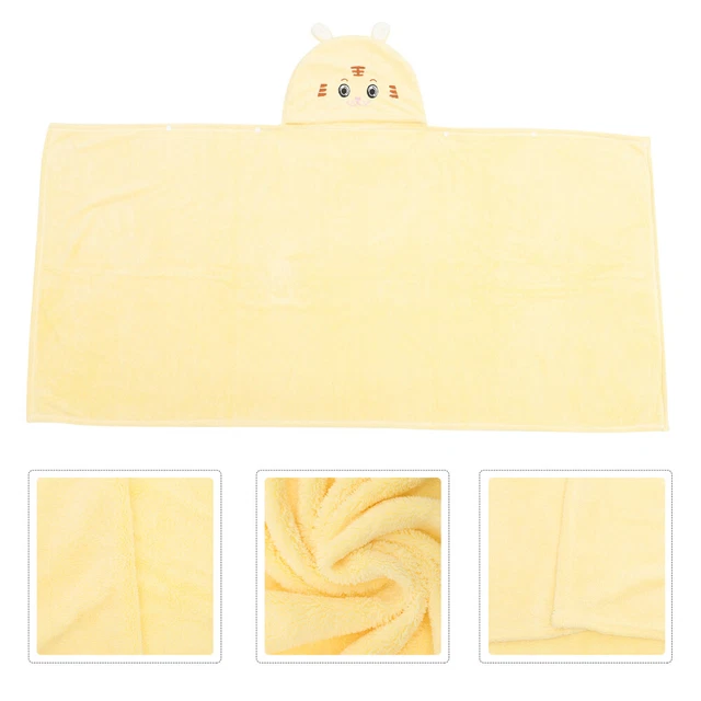 Asciugamano da bagno con cappuccio per bambini tessuto non tessuto di corallo bambino asciugamani da bagno