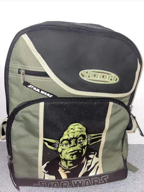 New Old Stock Vintage Star Wars Yoda Backpack Official Yoda School Book Bag