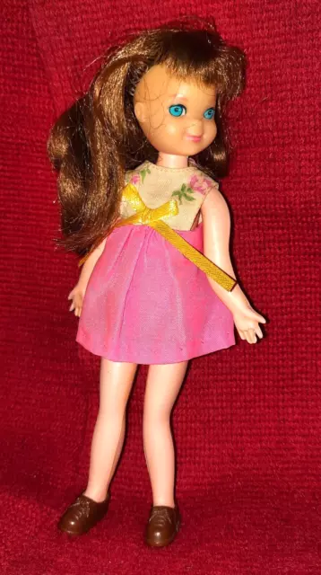 "TUTTI" Puppe Barbie's Sister ORIGINAL MATTEL JAPAN 1965! BRAUNE HAARE (selten!) 3