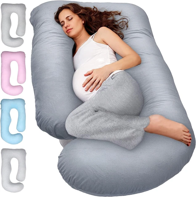 Pregnancy Pillow U Shape Full Body Cooling Pillow Maternity Support for Sleeping