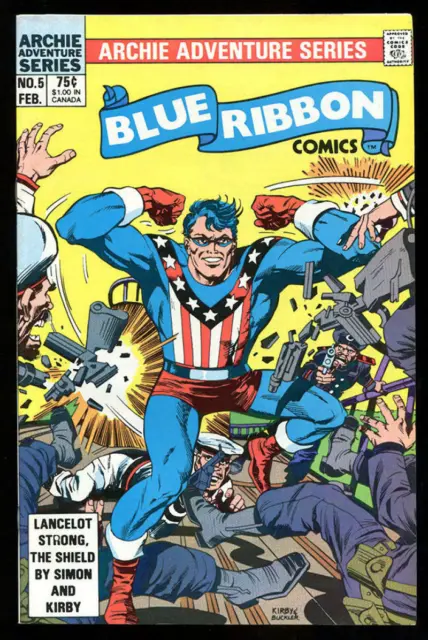 BLUE RIBBON COMICS #5, NM-, Jack Kirby, Red Circle, 1984, more in store