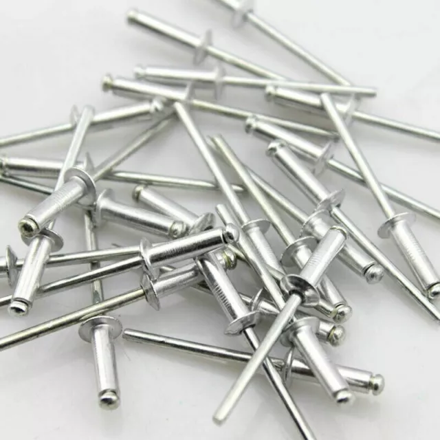 Rivets Alluminium de 4.8x10 (4.8mm x 10mm) Tête de 10mm  Lot au choix 1-20 RIVET