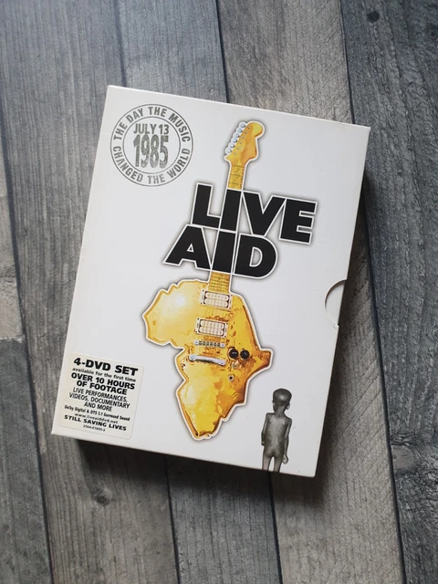 LIVE AID 4-DVD Box Set July 13th 1985 Sealed £39.99