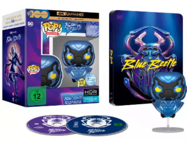 Blue Beetle (4K UHD + Blu-ray Steelbook) FUNKO POP EDITION - NEU&OVP