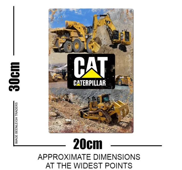 CAT CATERPILLAR - Reproduction Metal Advertising Sign - BRAND NEW 3