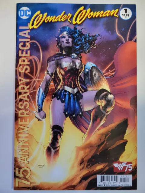 Wonder Woman 75th Anniversary Special #1 DC 2016 One Shot Jim Lee 9.4 Near Mint