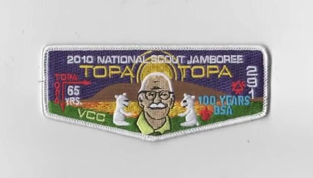 Topa-Topa 291 2010 National Scout Jamboree 100 Yrs. BSA WHT Bdr. VCC [MK-5730]