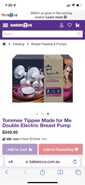 Tommee Tippee Made for Me Double Electric Breast Pump