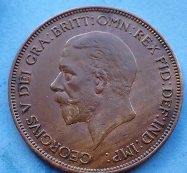 1934 George V., PENNY, Great Condition. 3