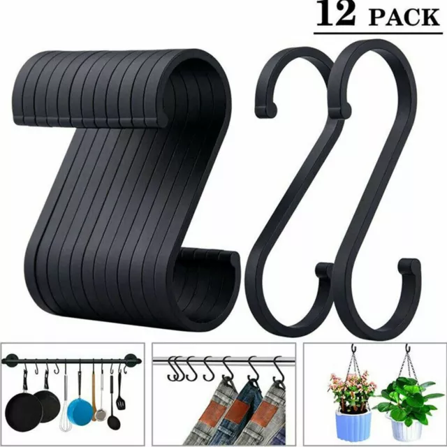 30 PCS LARGE S Hooks Heavy Duty Stainless Steel Metal Hanging 3.5In $10.98  - PicClick