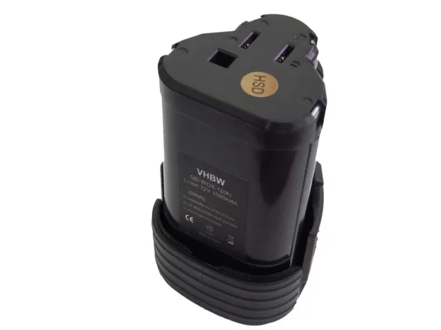 BATTERIE 12V 1500mAh Li-Ion pour Worx WU025, W125.1, W125.3