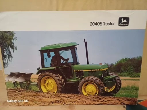 John Deere 3350 50 Series Tractor Cutaway Wall Poster - A3 Size Brochure Art