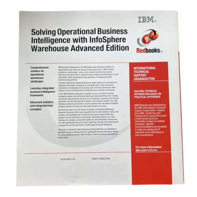 IBM: Redbook Solving Operational Business Intelligence with InfoSphere 2