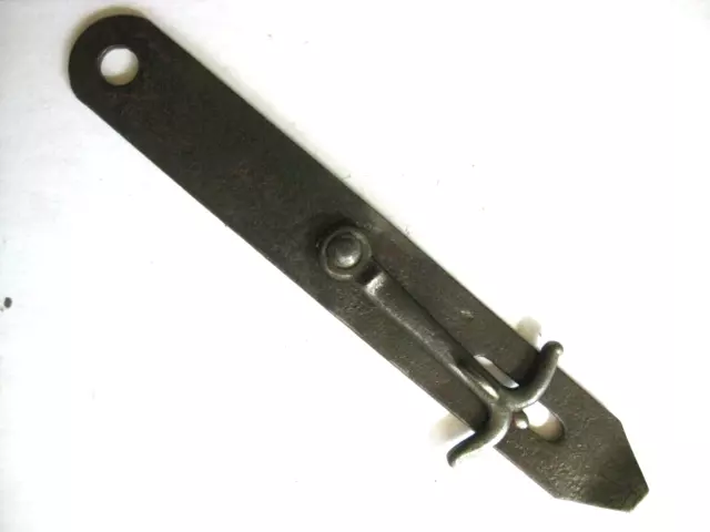 Vintage 9" Gate Latch Barn Door Antique Old Primitive Hasp Farm Rustic Decor