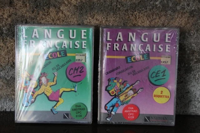 Jeu Amstrad CPC 6128 – Langue Française CM1 – Nathan, école