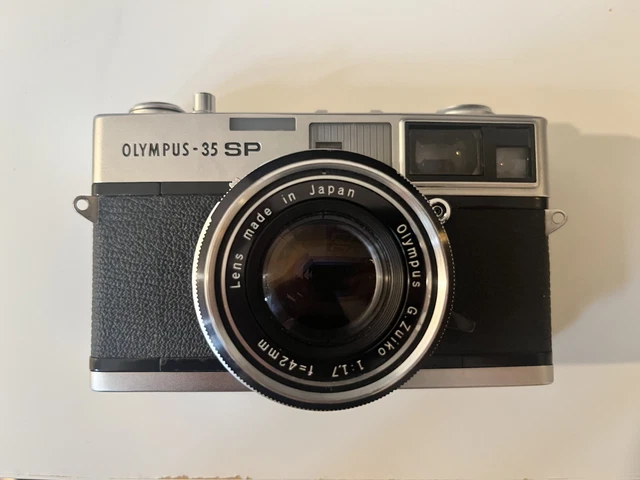 OLYMPUS 35 SP 35mm Rangefinder Camera G.Zuiko 42mm f/1.7 Japan