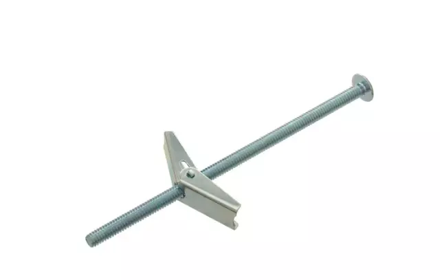 9PK Everbilt 3/16" x 3 in. Zinc-Plated Steel Phillips Mushroom-Head Toggle Bolt
