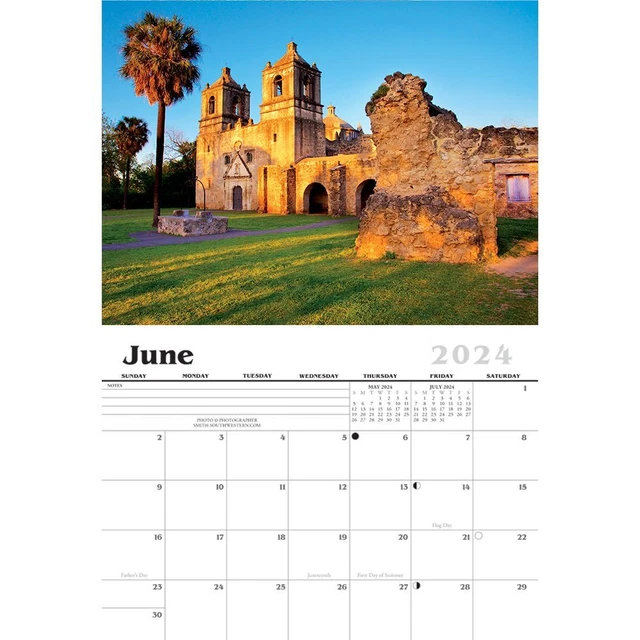 SMITHSOUTHWESTERN, SAN Antonio 2025 Wall Calendar 18.12 PicClick