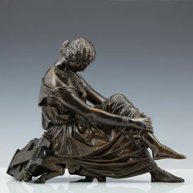 James Pradier Sapho 1852 Bronze Sculpture Susse Freres Paris Classic