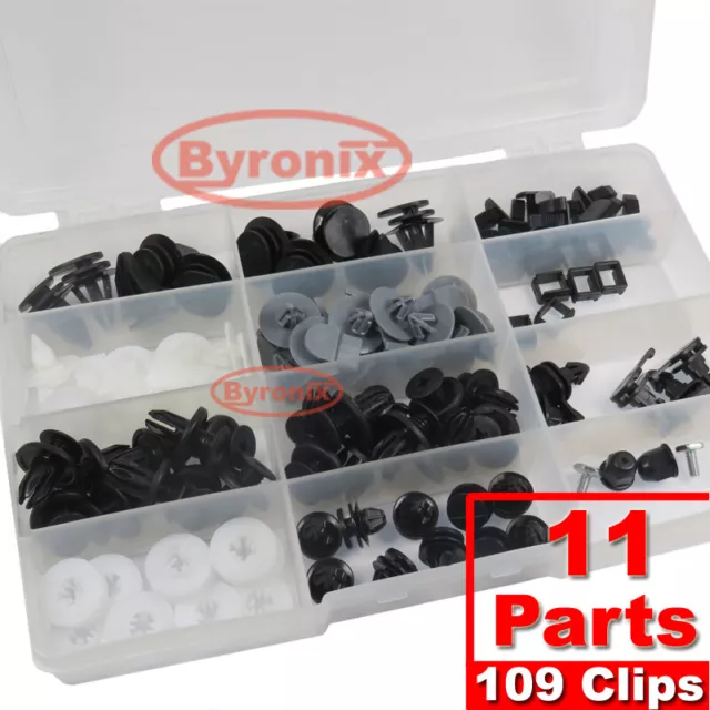 BMW MINI WHEEL ARCH SKIRT SILL TRIM CLIPS ONE S COOPER R50 R52 R53 KIT SET 109ps