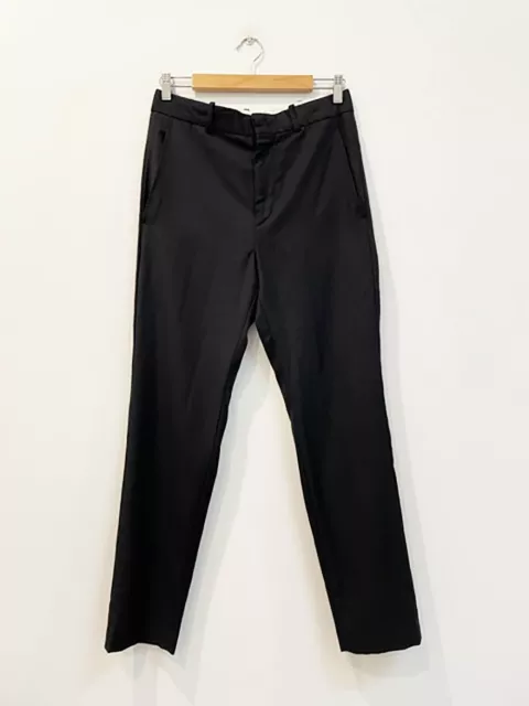 Designer Isabel Marant Etoile Size 10 38 FR Black Virgin Wool Women's Pants