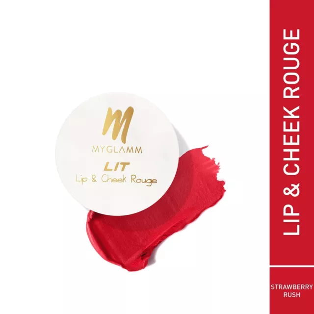 MyGlamm Lit Lip And Cheek Rouge 10gm - Multishades