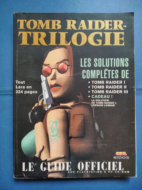 Guide Officiel Tomb Raider III : Les Aventures (VF) Sous Blister - PS1 & PC - Bon état