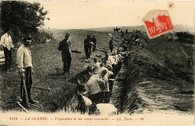 CPA AK Militaire La Guerre - Preparation of our camps (361765)