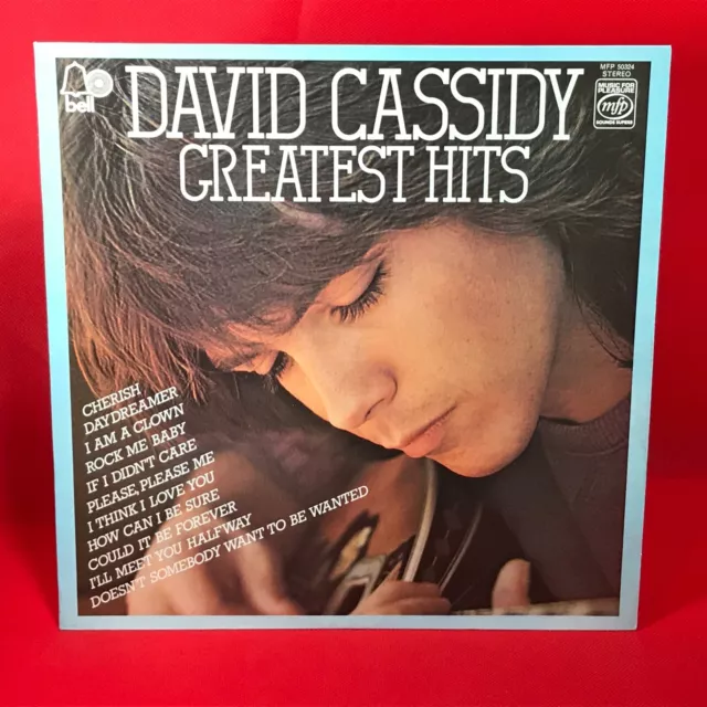 DAVID CASSIDY Greatest Hits 1977 UK vinyl LP Daydreamer How Can I Be Sure Cheris