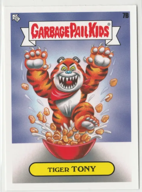2021 Topps Garbage Pail Kids Food Fight Tiger Tony 7B GPK sticker