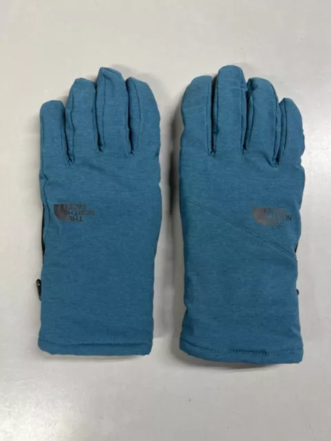 The North Face Womens Gloves Winter Snow - Fleece Lined - Blue - Medium