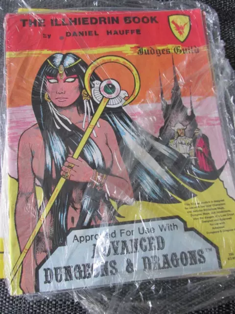 Jg Ad&D Illhiedrin Book Rpg Judges Guild Role Play Advanced Dungeons Dragons